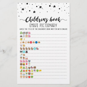O Livro Infantil Emoji Pictionary with Answers gam