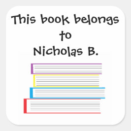 O "livro pertence a…" Etiquetas