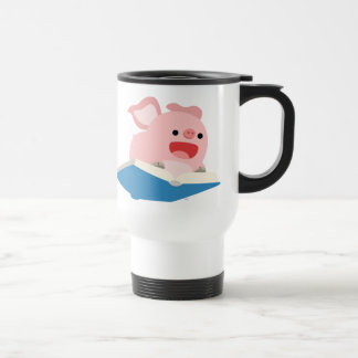 O livro voador e a caneca de Viagem ao trabalho