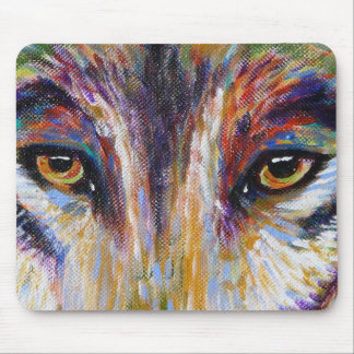 O lobo Eyes Mousepad