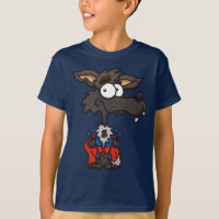 O lobo super caçoa o t-shirt