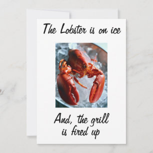 O LOBSTER ESTÁ NO CONVITE DE GELO