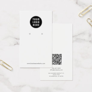 O logotipo da sua empresa QR Code Earrings Display