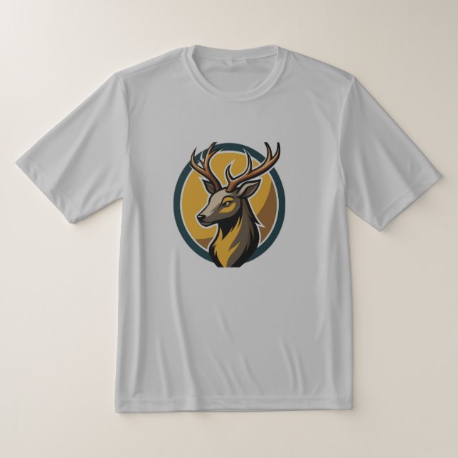O logotipo da t-shirt do Deer (Postura )