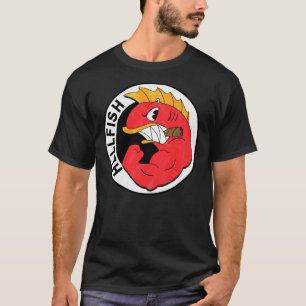O Logotipo Hellfish Voador Clássico T-Shirt