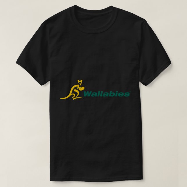 O logotipo Wallabies Classic T-Shirt (Frente do Design)