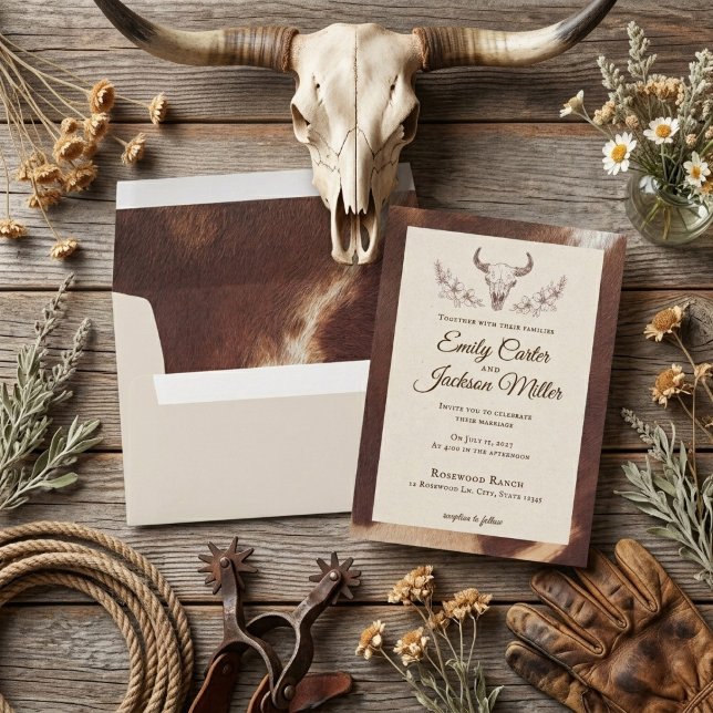 O Longhorn: Convite de Casamento (Criador carregado)