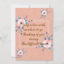 "O luto é o amor desancorado", ganhem bons cartões