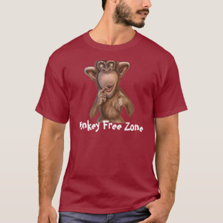 O macaco livra o t-shirt