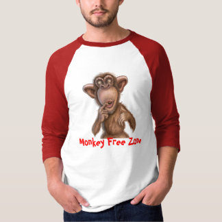 O macaco livra o t-shirt