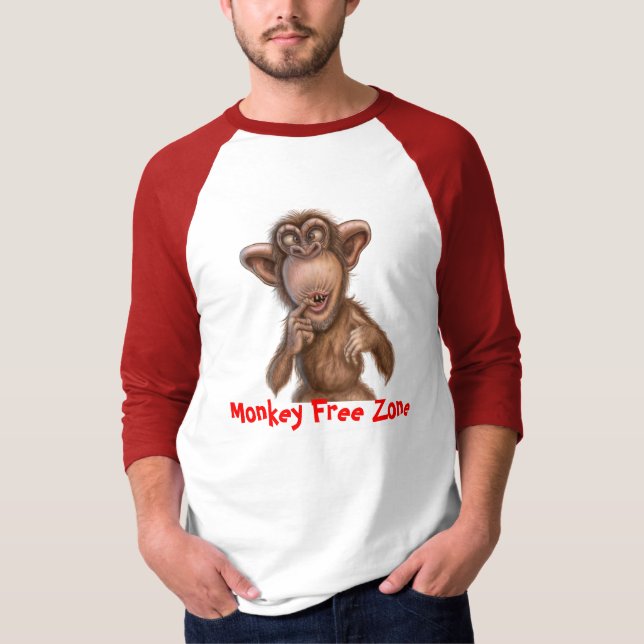 O macaco livra o t-shirt (Frente)