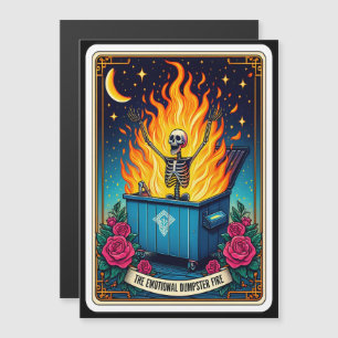 O Magnet da Placa de Tarot "The Emotional Dumpster