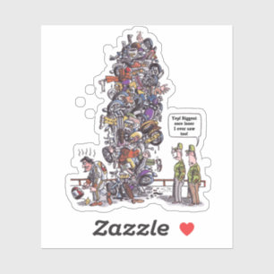 O maior adesivo de contorno do Loser