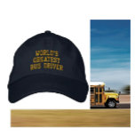 O maior boné bordado de motorista de ônibus do mun<br><div class="desc">Crie seu próprio chapéu ajustável em Zazzle.com. Use a ferramenta design para carregar sua arte, designs ou fotos para criar uma de um tipo ajustável! Você também pode adicionar texto usando fontes profissionais e ver uma prévia da sua criação! O Zazzle é simples de personalizar o que pode ser ajustado...</div>