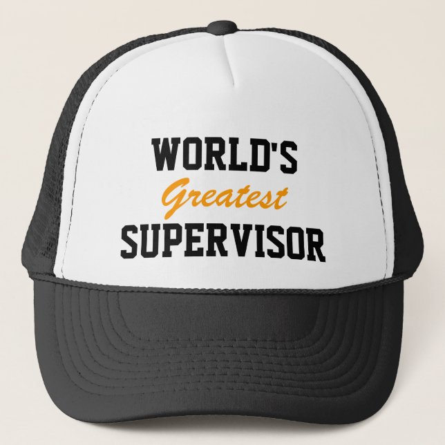 O maior boné supervisor do mundo (Frente)