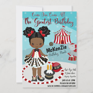 O maior cartão de convite de aniversário