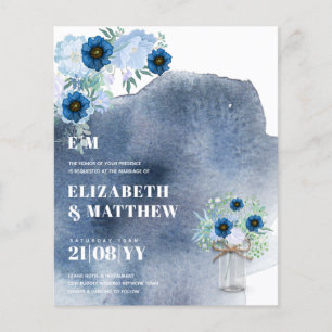 O mais baixo orçamento de casamento FLYERS Boho F
