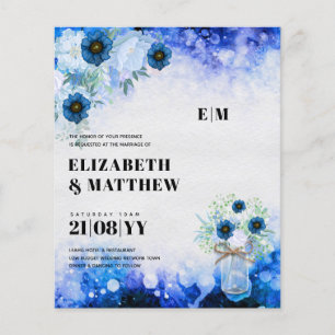 O mais baixo orçamento de casamento FLYERS Boho F
