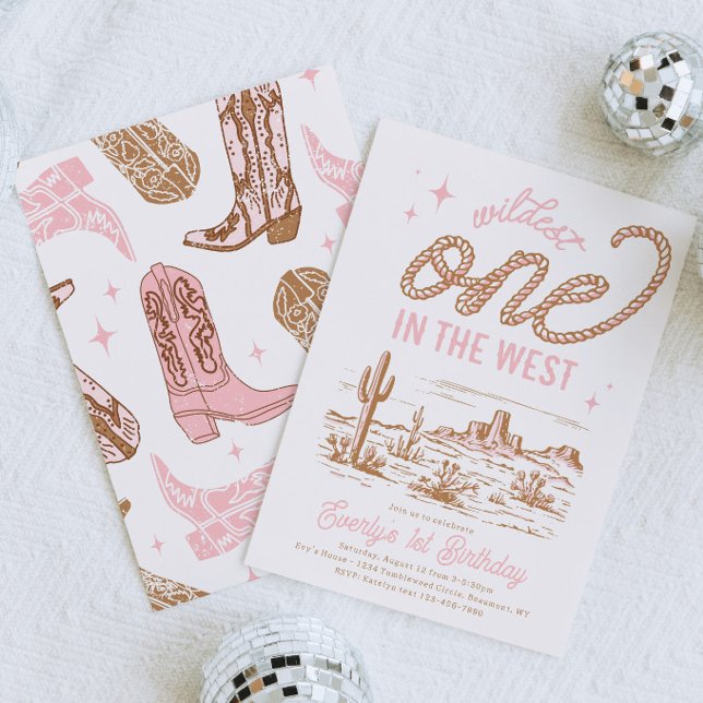 O mais selvagem do primeiro convite de aniversário (Criador carregado)