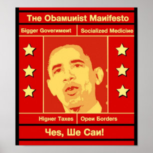 O Manifesto Obamunista Poster