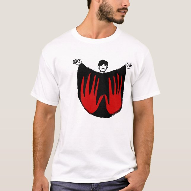 O Manos MESTRE: As mãos do t-shirt do destino (Frente)