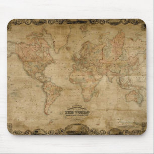 O mapa antigo Mousepad de Colton