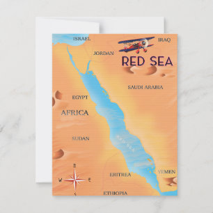 O Mapa de Viagem do Mar Vermelho