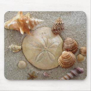 O mar da praia descasca Mousepad