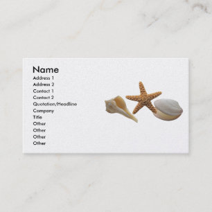 O mar descasca o cartão de visita