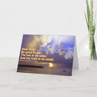 O mar é um cartão de grande satisfação