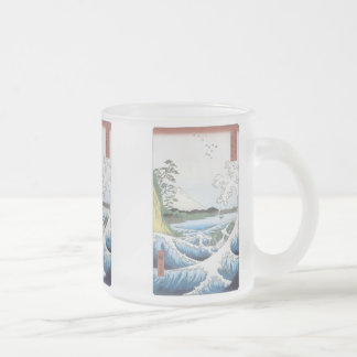 O Mar Em Satta, Hiroshige, 1858, Mugs, Canecas de 