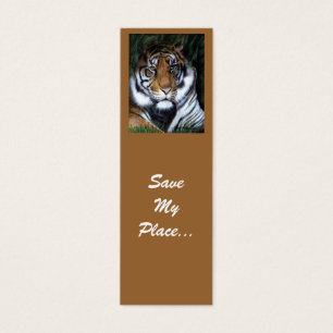 O marcador do tigre, salvar meu lugar