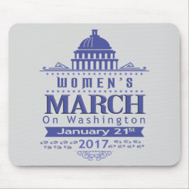 O março de milhão mulheres em Washington Mousepad