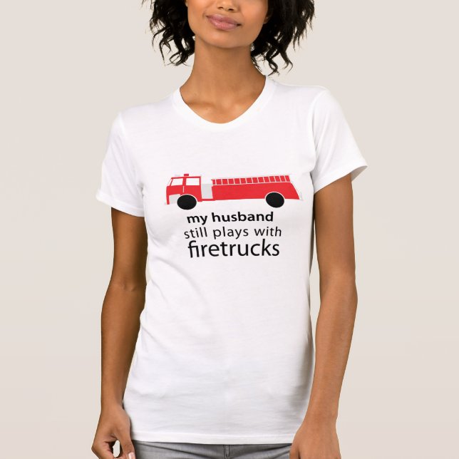O marido ainda joga com camisa dos Firetrucks (Frente)
