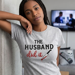 O Marido Dita-Lhe Um Verdadeiro T-Shirt Crime