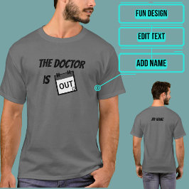 O médico está dentro ou fora do T-Shirt