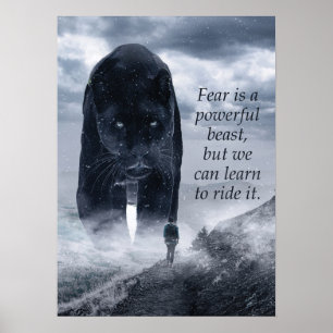 O Medo É Uma Besta Poderosa, Pantera - Poster De S