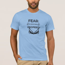 "O Medo Está Sob Seu Controle – Camiseta Motivacio