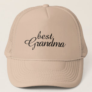 O melhor Boné da vovó, Trendy Gift da neta,