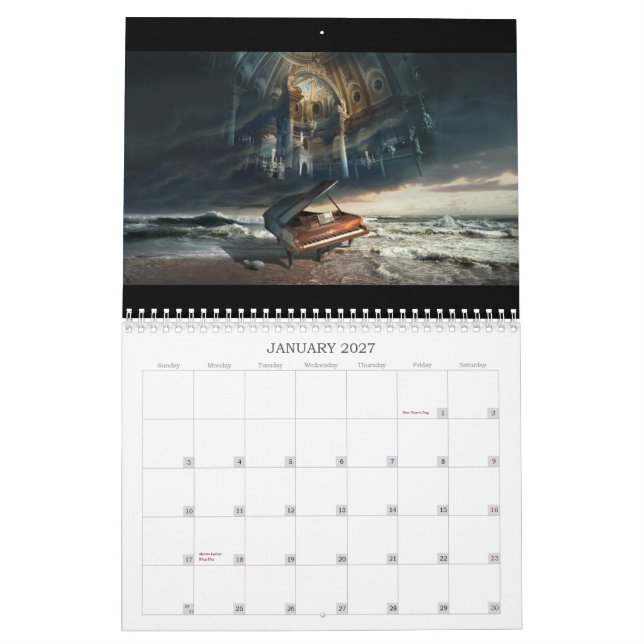 "O melhor calendário de parede de George de Grie" (Jan 2027)