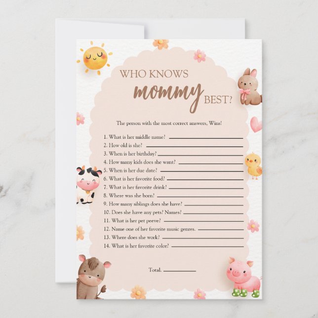 O melhor cartão de jogo da Mamãe (Frente)