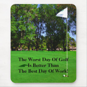 O melhor dia do golfe Mousepad