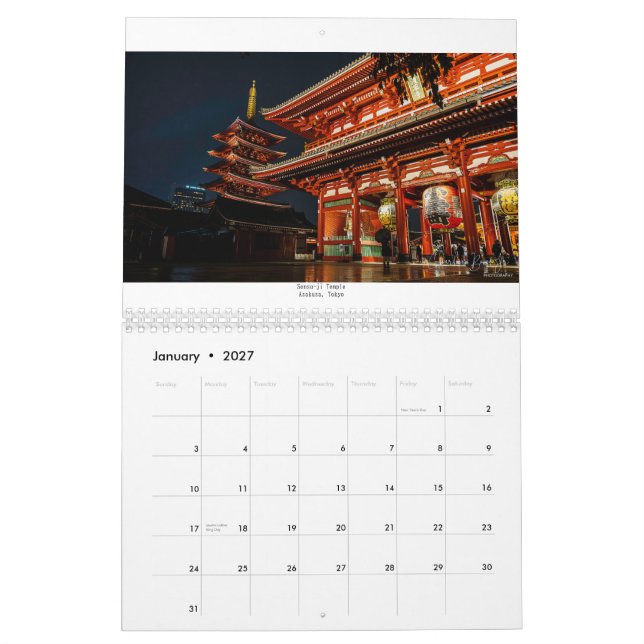O Melhor do Japão - Calendário 2026 (Jan 2027)