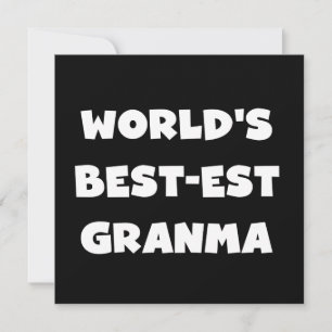 O melhor granma preto e branco do mundo