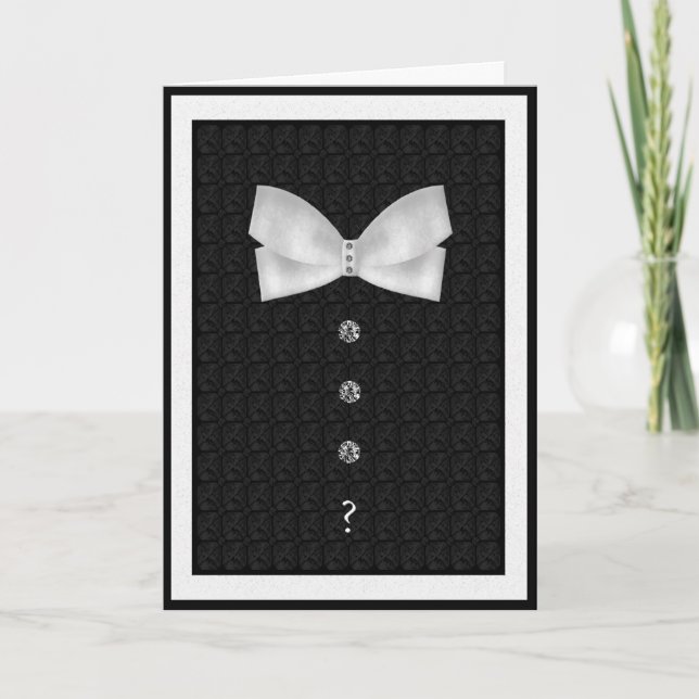 O melhor homem que Wedding o convite preto do laço (Frente)