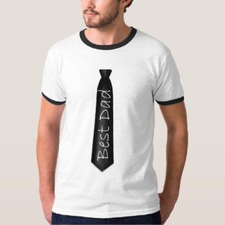 O melhor laço do pai em um t-shirt