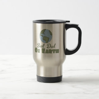 O melhor pai na caneca de viagem da terra