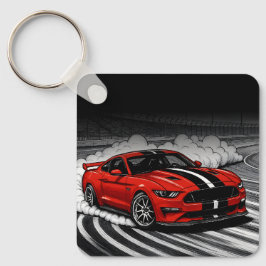 O Melhor Porta-Chaves de Carro Drift Vermelho Musc