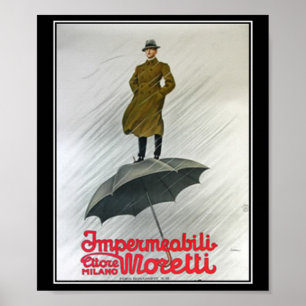 O melhor poster vintage do Raincoat