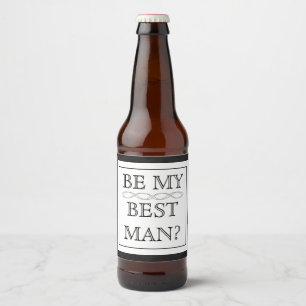 O melhor presente da proposta do homem - etiqueta